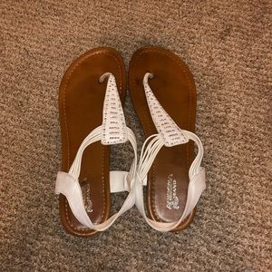 Women’s Rhinestone Slip-On Sandals